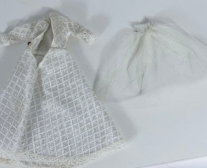 Barbie Vintage Lace Wedding Gown and Veil