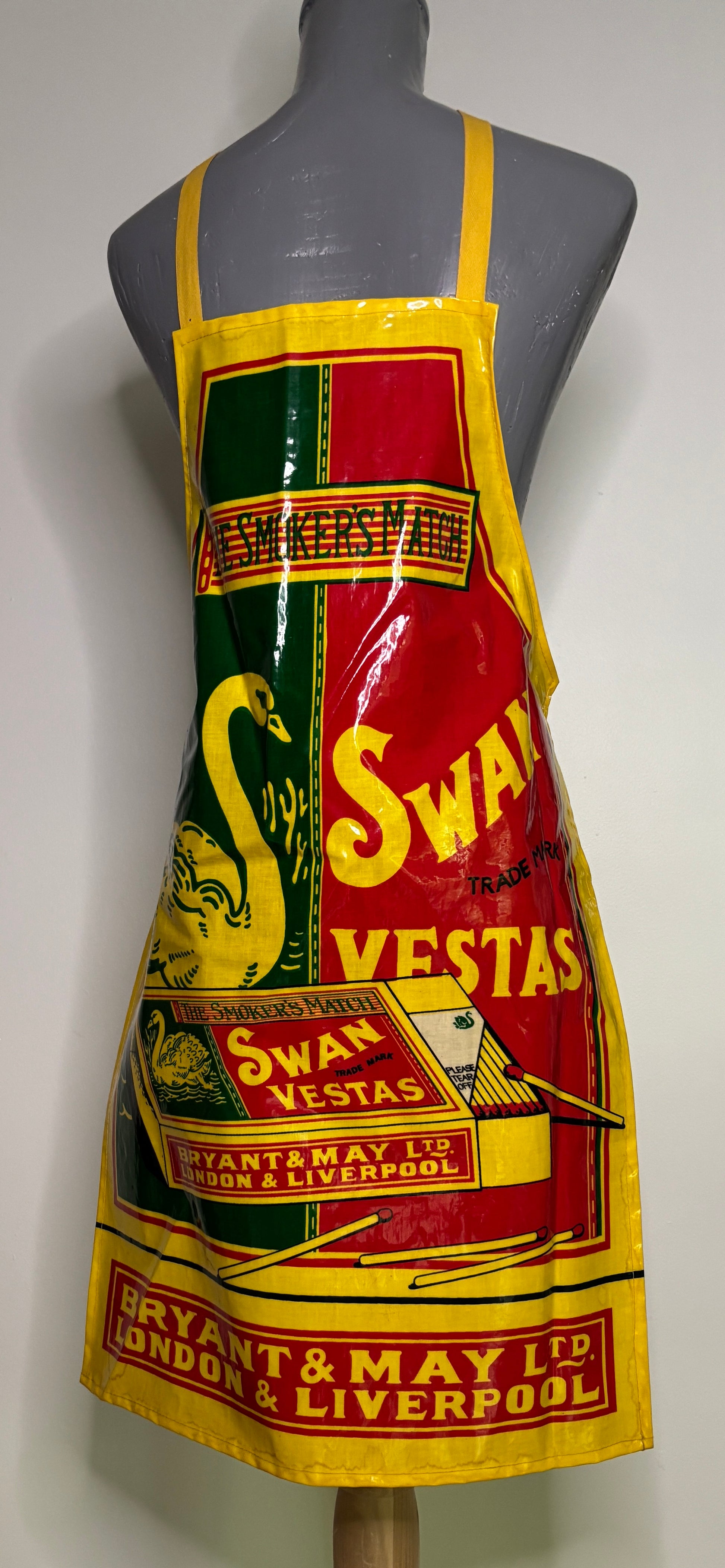 Swan Vestas Matches Vinyl BBQ Apron