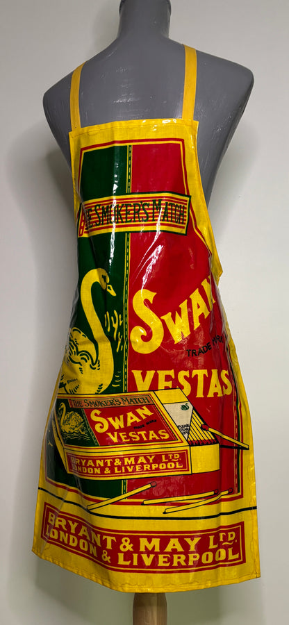 Swan Vestas Matches Vinyl BBQ Apron