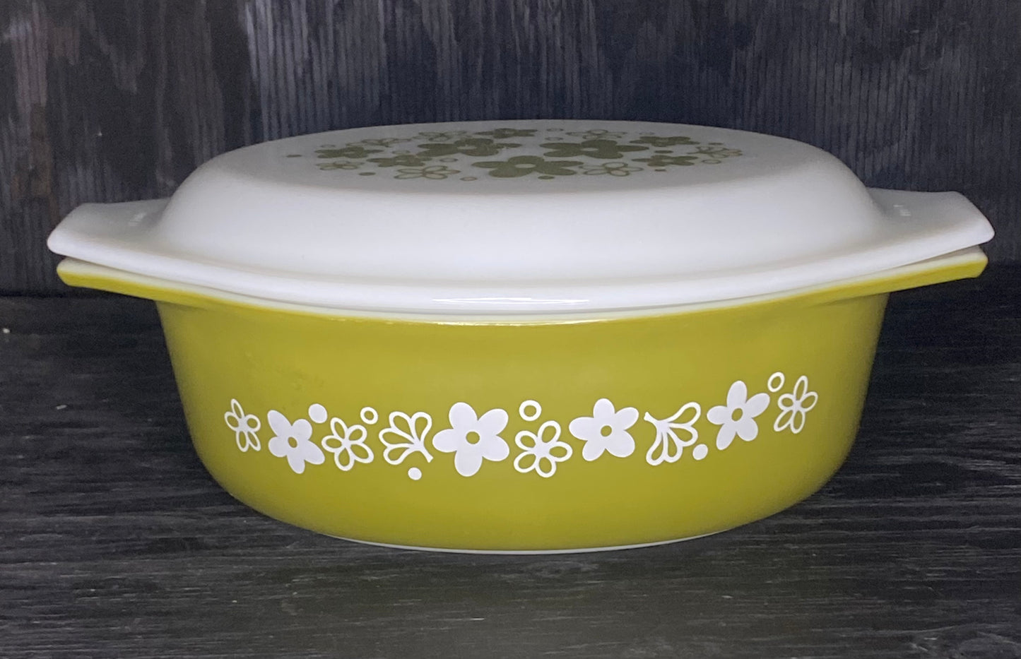 Pyrex Spring Blossom Crazy Daisy 1.5 Quart Casserole Dish