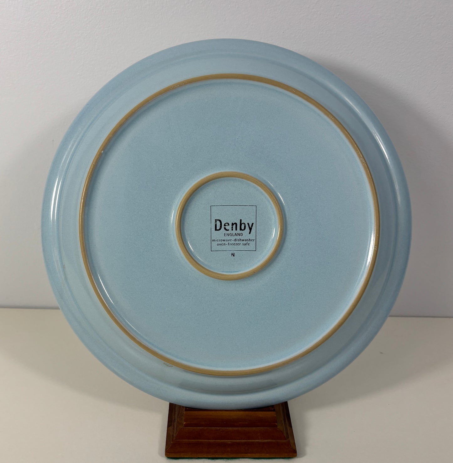Denby Blue Linen Plate