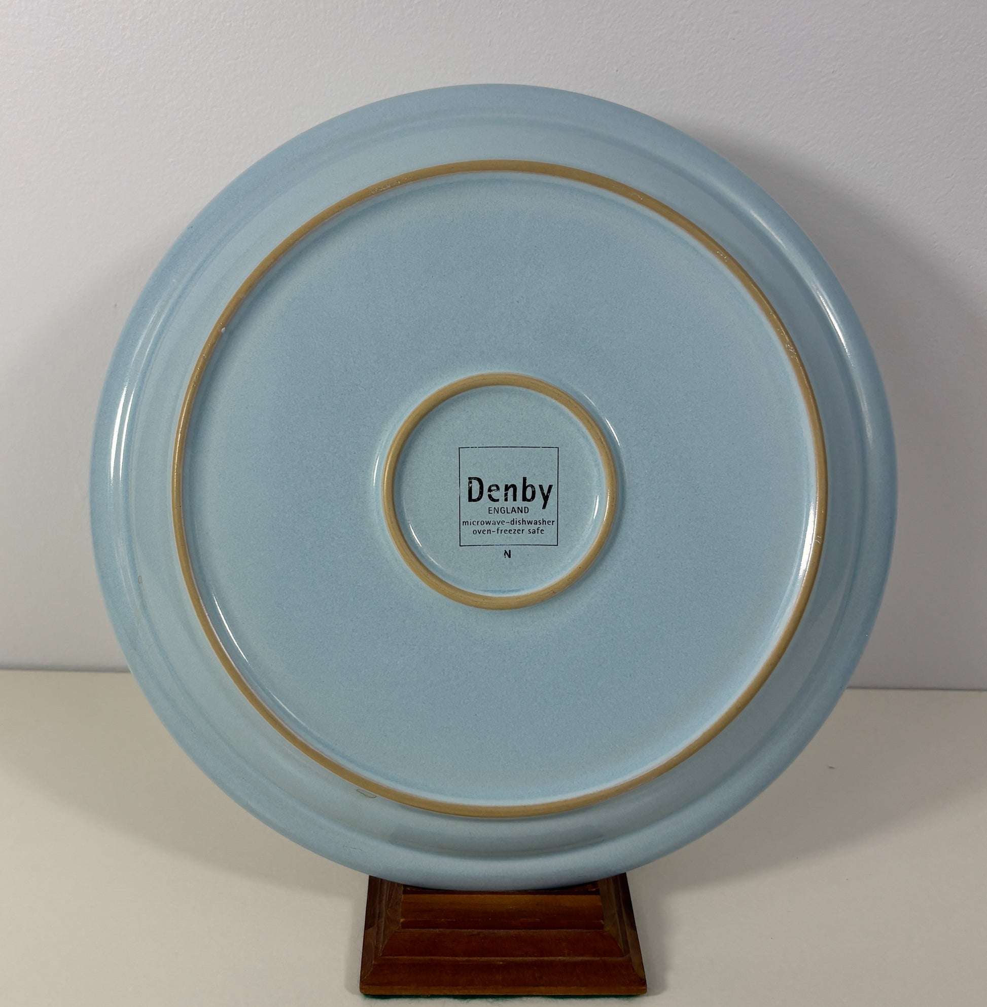 Denby Blue Linen Plate