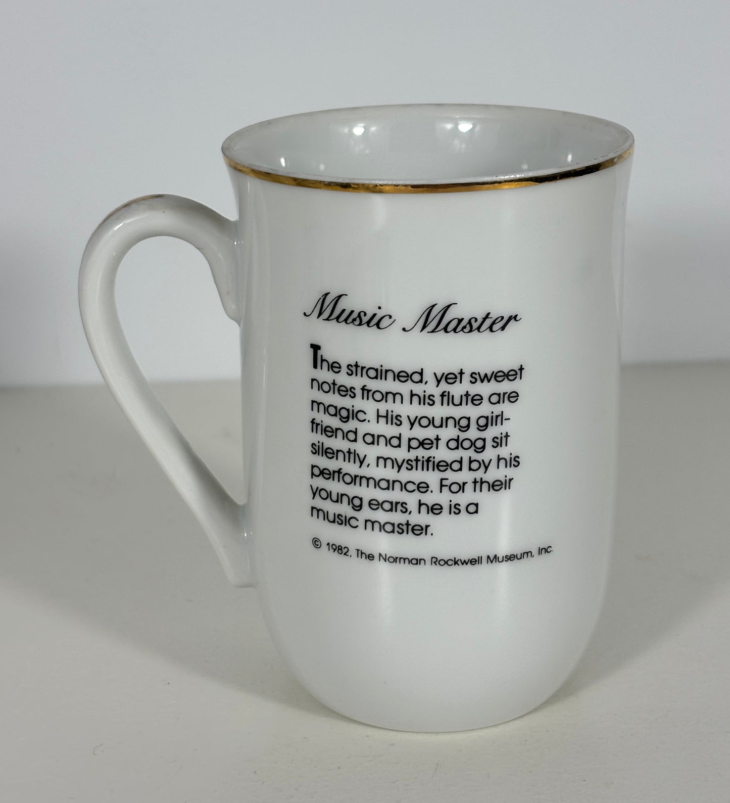 1982 Norman Rockwell Museum Music Master Mug