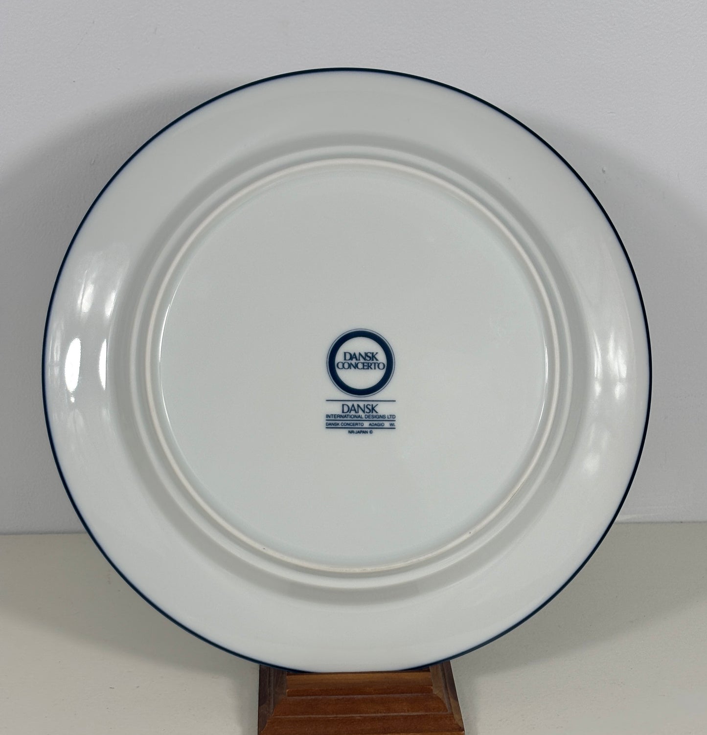 Dansk Concerto Adagio Blue Dinner Plate