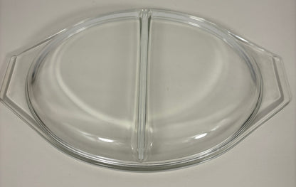 Pyrex Golden Acorn 1.5 Quart Divided Casserole Dish
