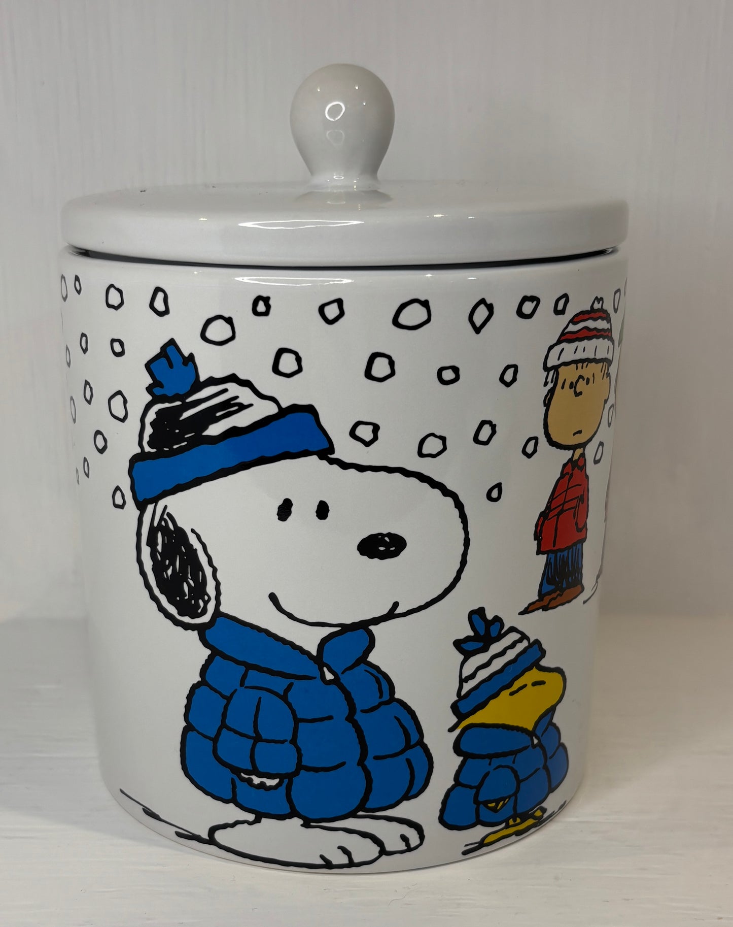 Zrike Peanuts Snoopy and Friends Winter Cookie Jar