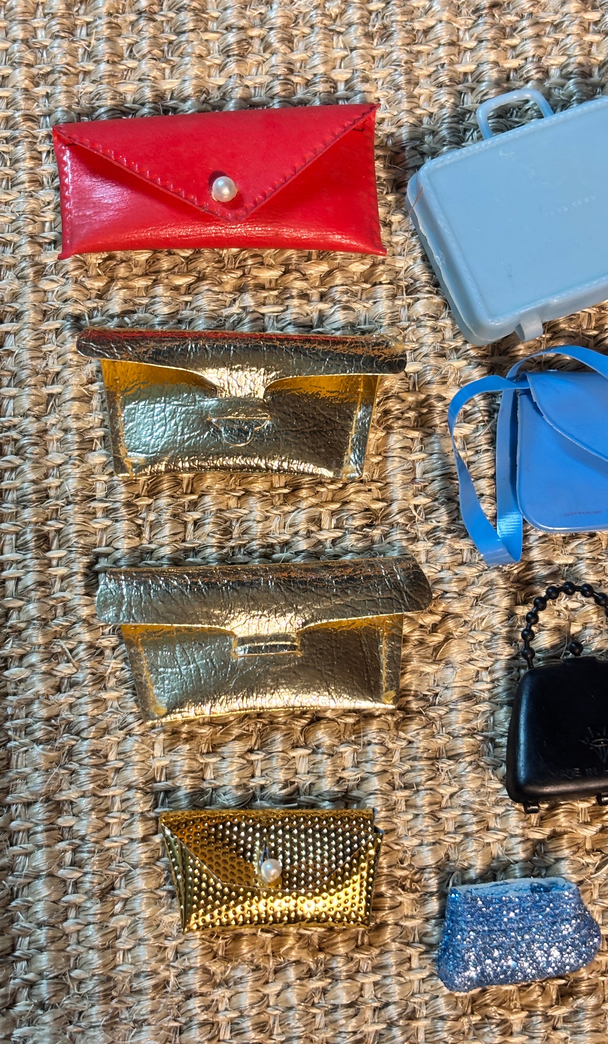 Lot of Vintage Barbie Purses and Bags