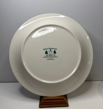 Nikko Winter Wonderland 6 Piece Dinner Plate Set