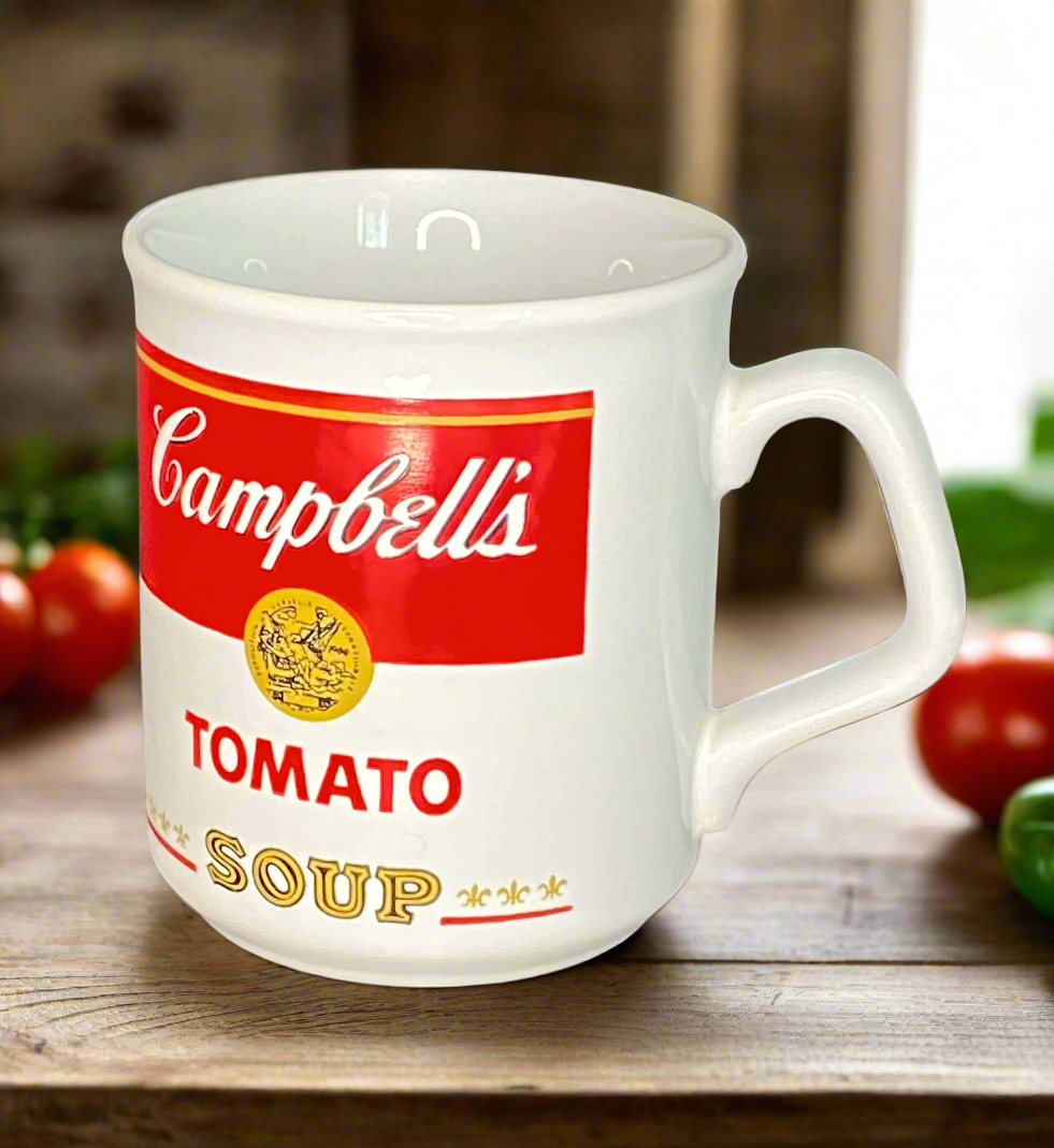 Made in England Vintage Bilingual Campbells Tomato Soup Mug