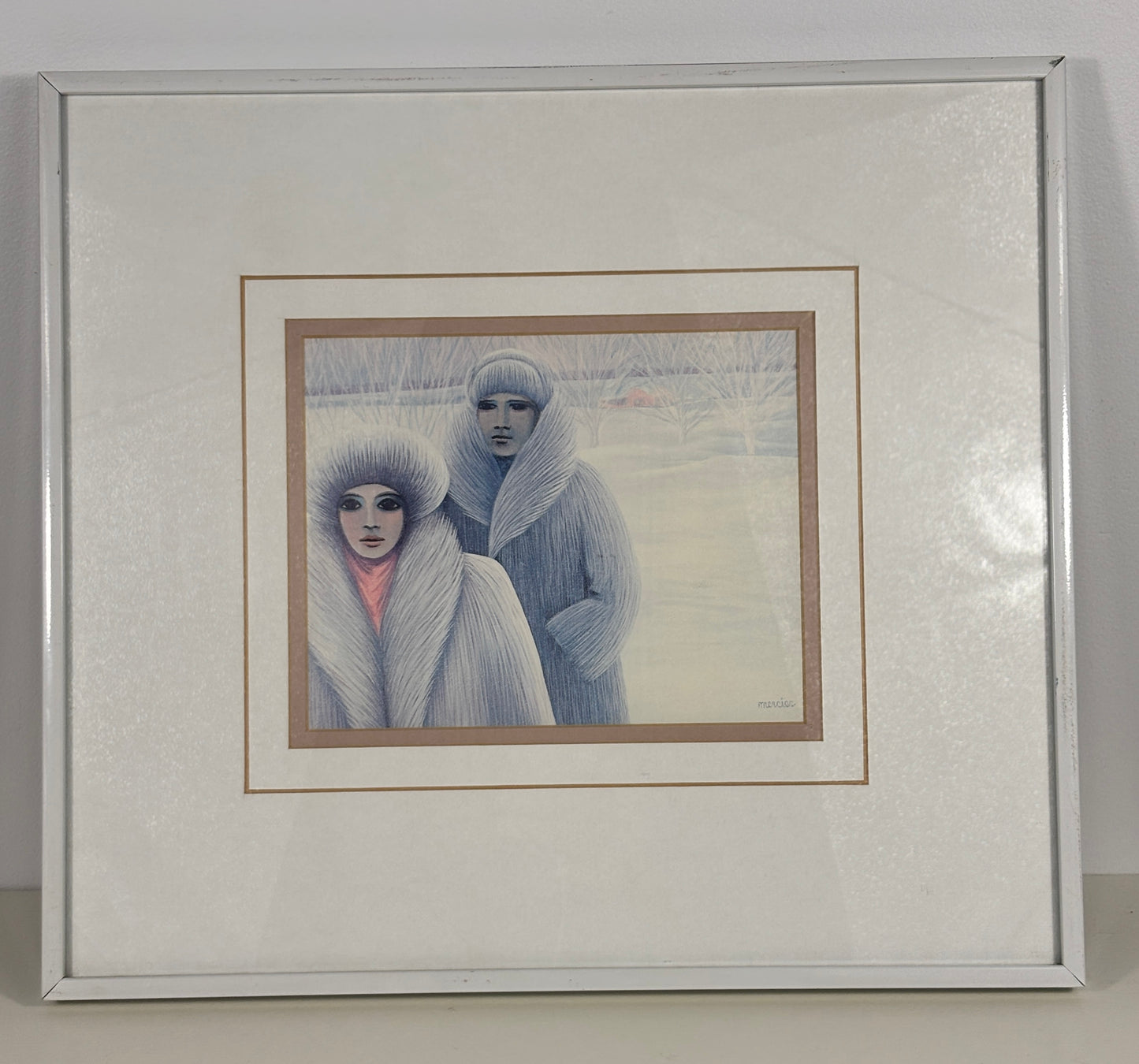 Monique Mercier Symphonie Hivernale Framed Matted Print