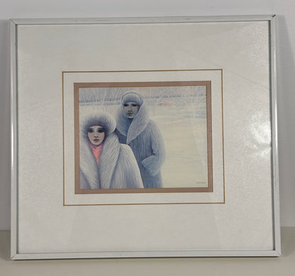 Monique Mercier Symphonie Hivernale Framed Matted Print