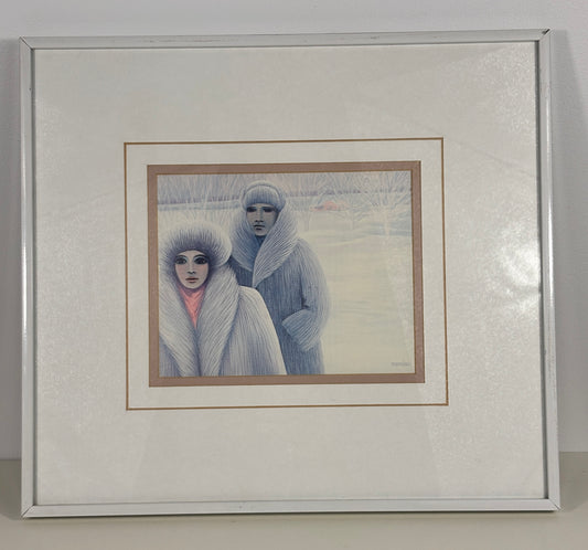Monique Mercier Symphonie Hivernale Framed Matted Print
