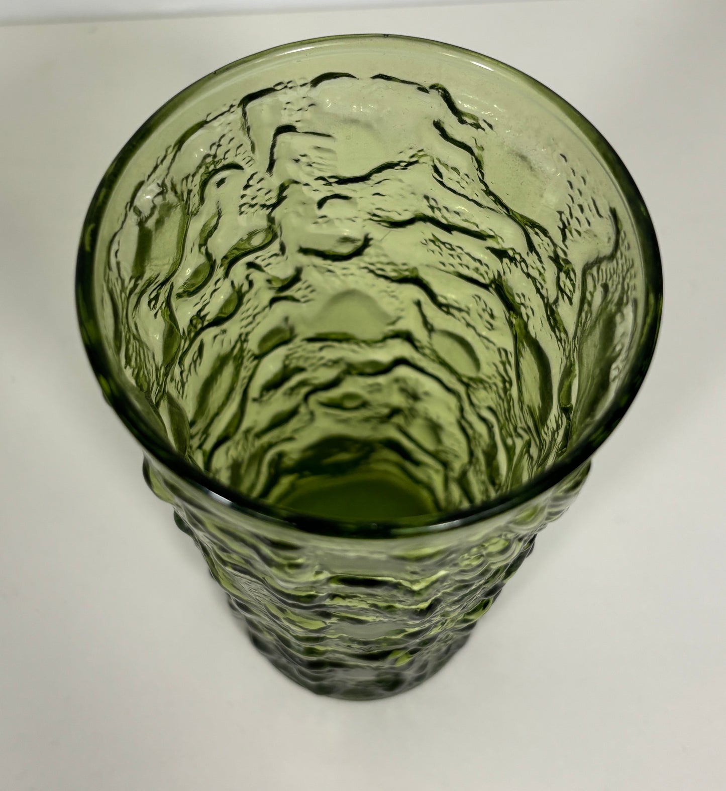 Anchor Hocking Lido Milano Avocado Green Glass