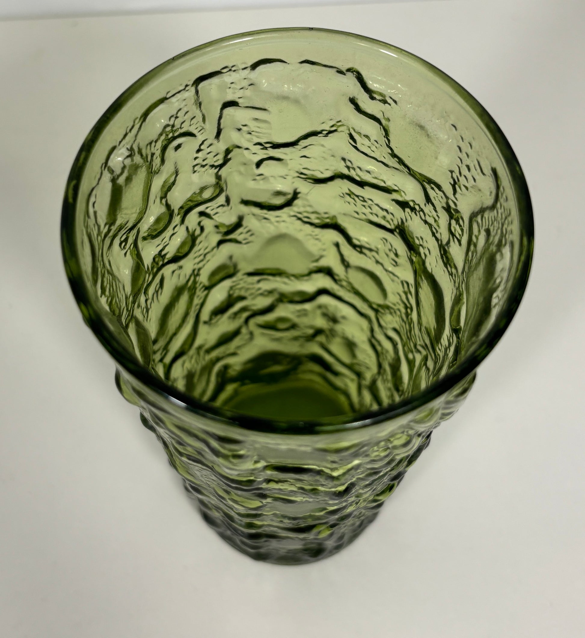 Anchor Hocking Lido Milano Avocado Green Glass