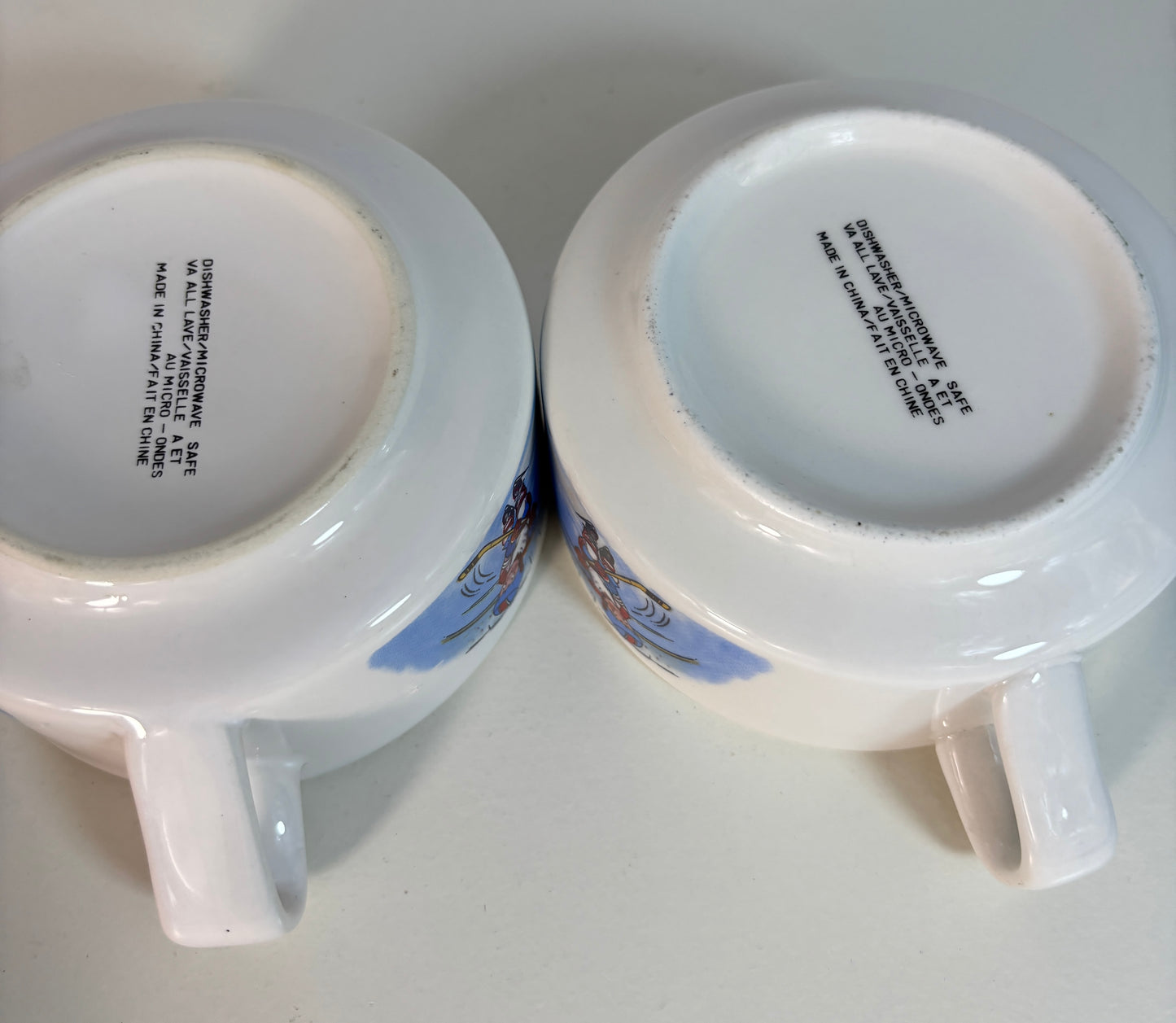 1980 Campbell’s Soup Kids Hockey Scene Soup Bowl Set