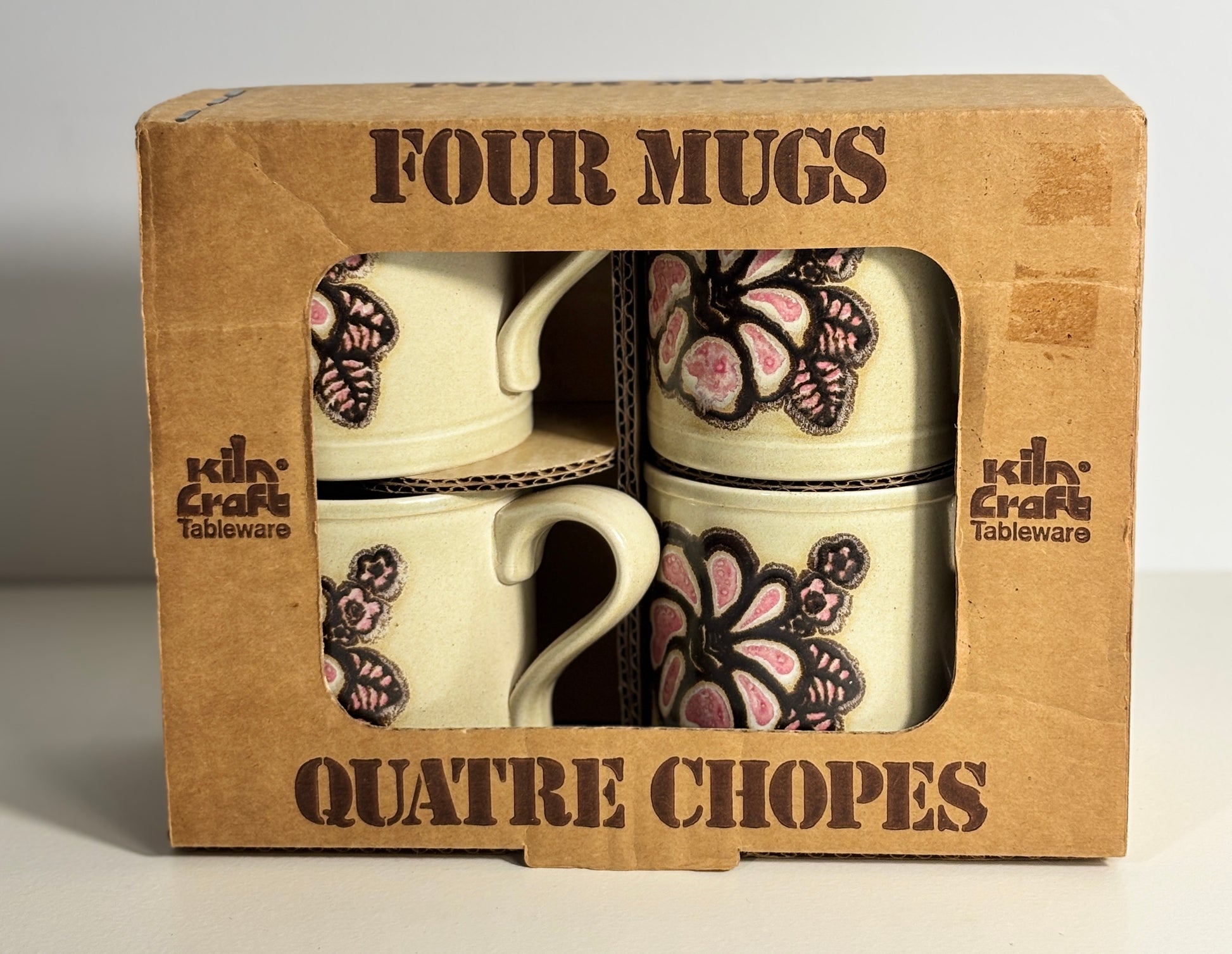 Kiln Craft Festival Mug Set New in Box