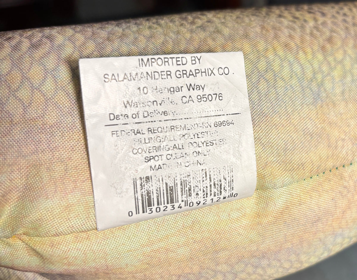 Gaby Zander Pikeperch Sander Lucioperca Plush Decorative Pillow Toy