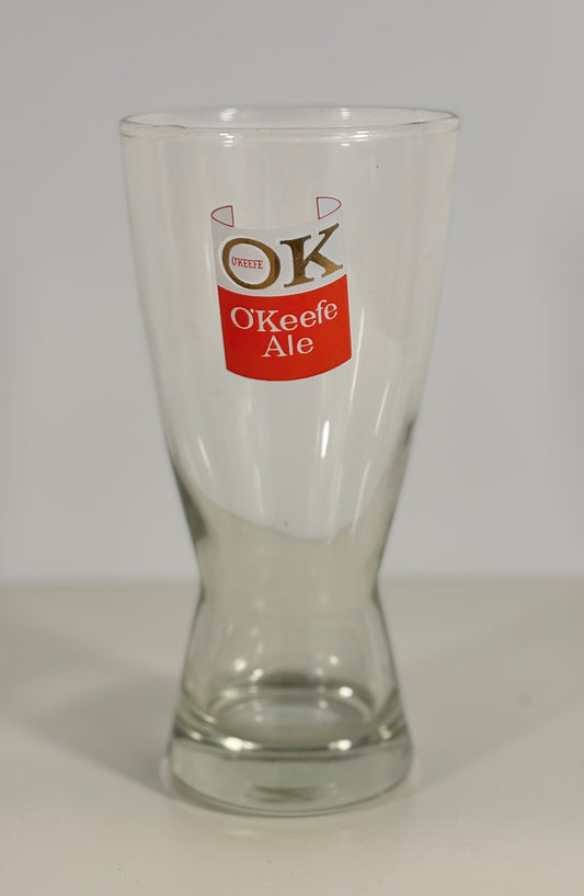 Rare OK Brewery O Keefe beer glass vintage collectible