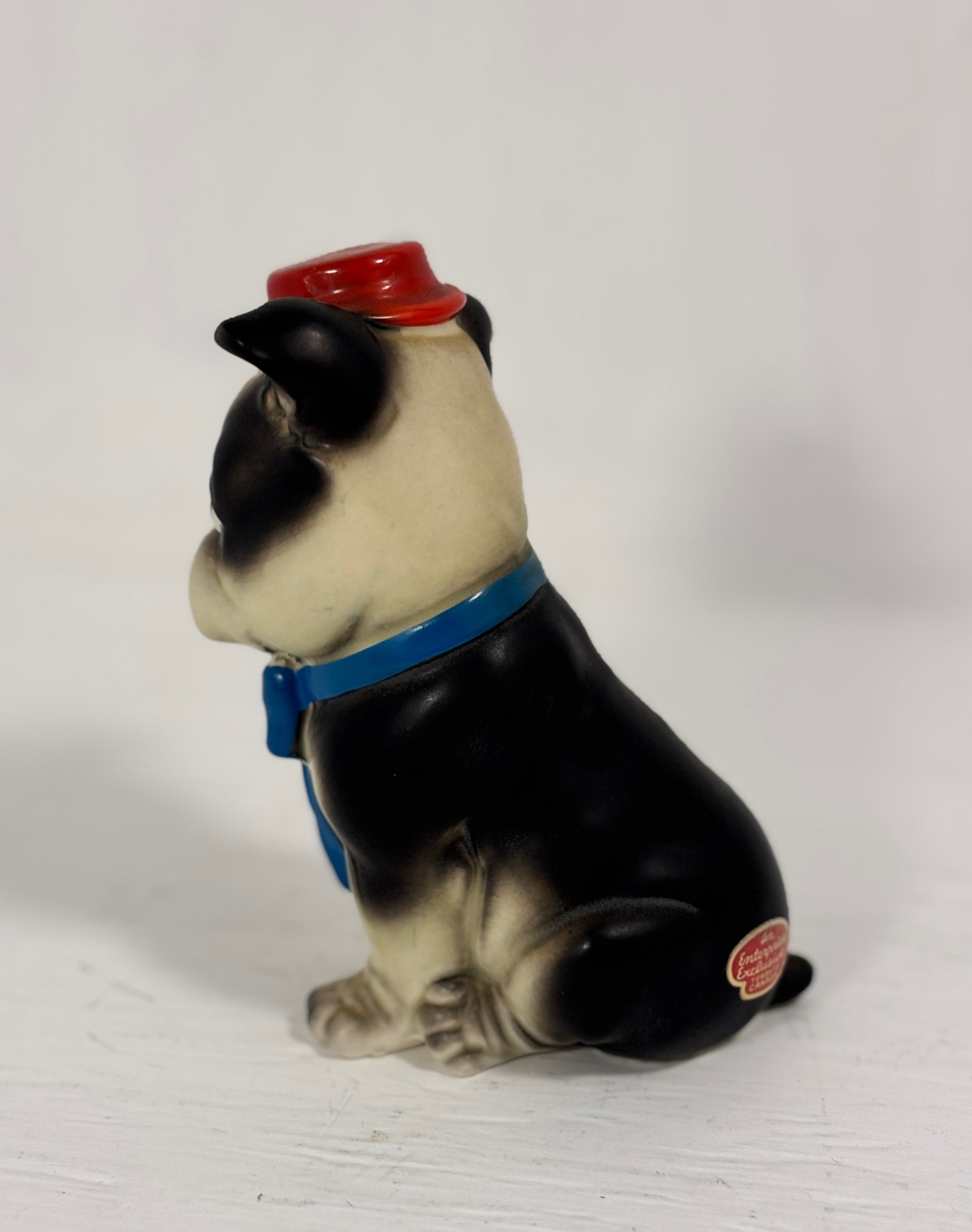 ESD Japan Boston Terrier Figurine with Red Top Hat