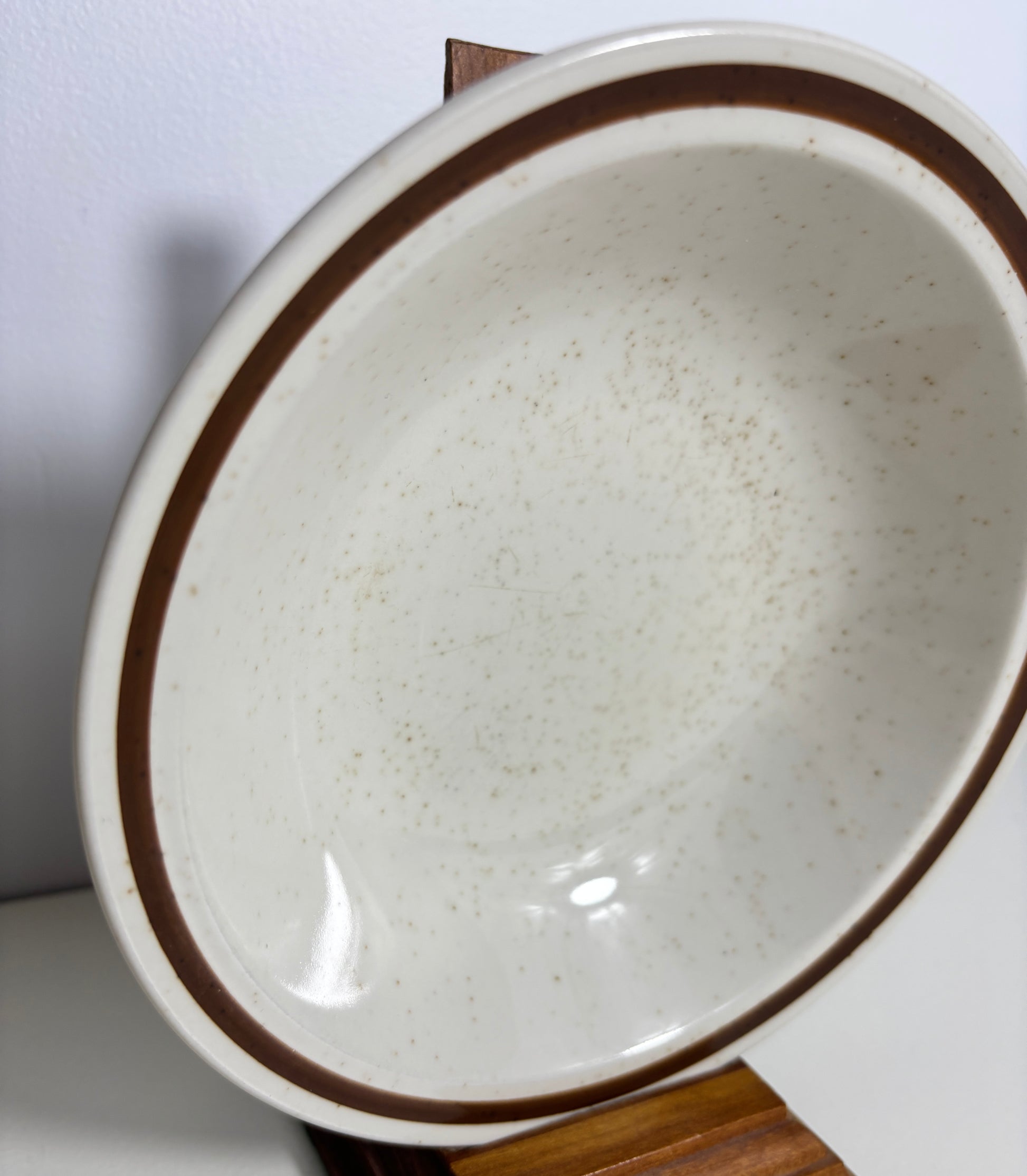 Valencia Japan Brown Rim Soup Bowl