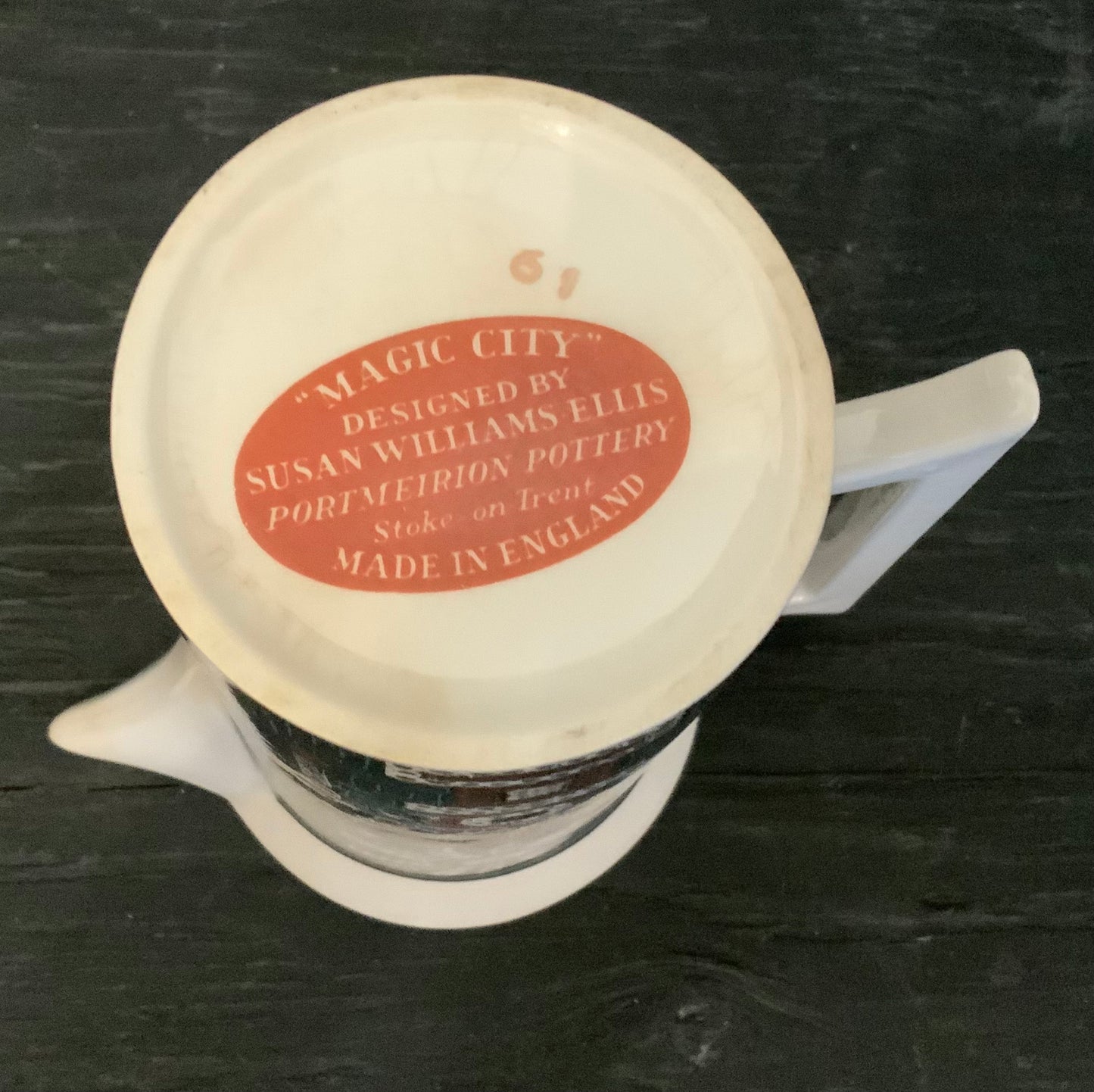 Portmeirion Pottery Magic City Creamer