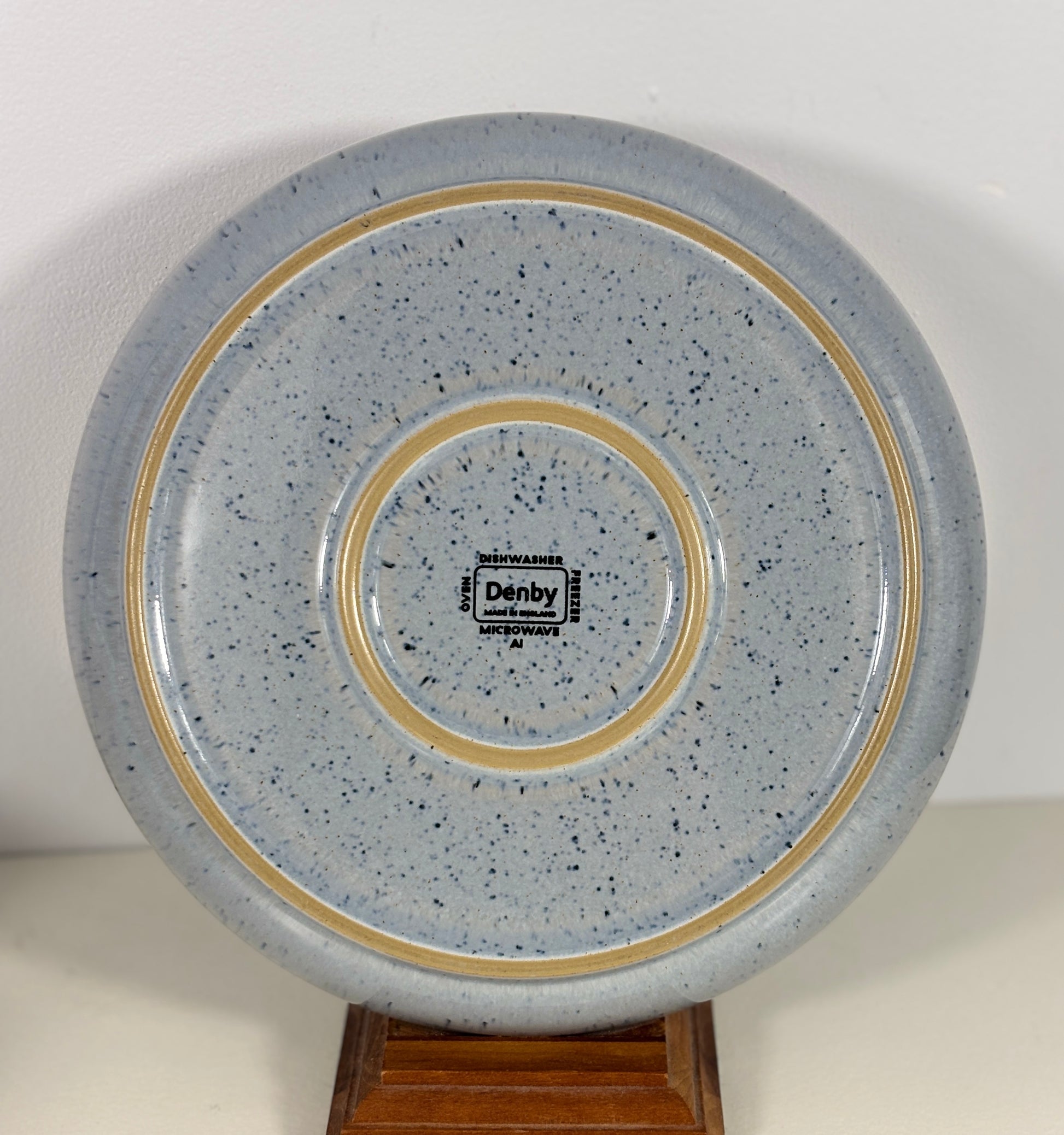 Denby Halo Blue Speckle Plate