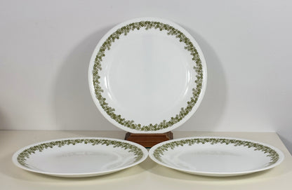 Corelle Green Crazy Daisy Spring Blossom Salad Plates Set