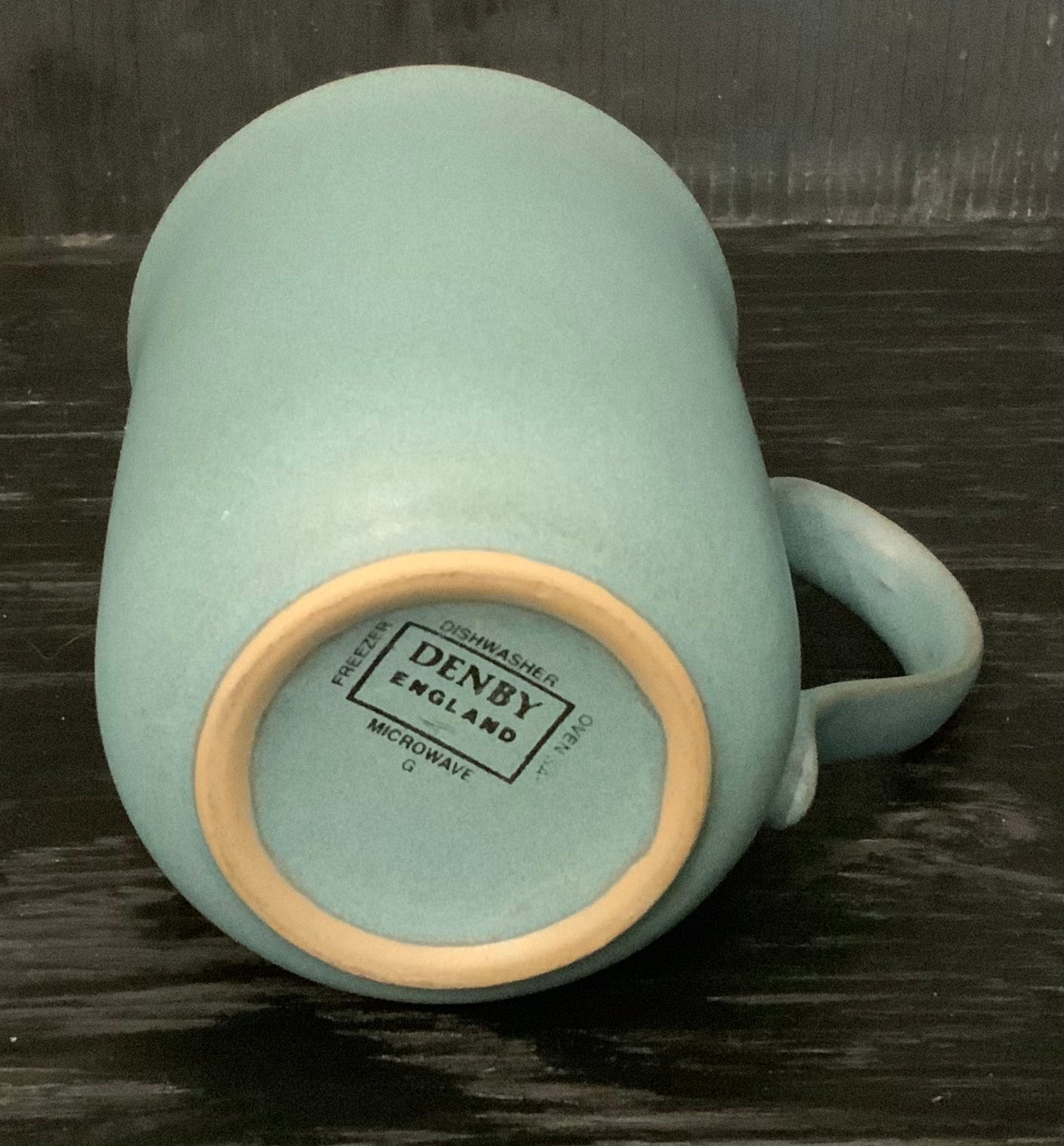 Denby Luxor Green Coffee Mugs