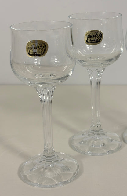 Bohemia Crystal Diana Cordial Lqueur Glasses