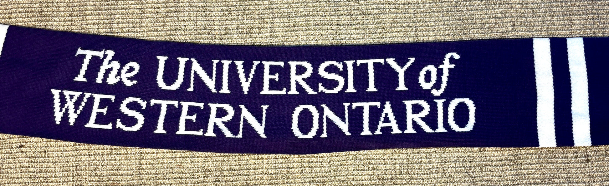 University of Western Ontario Embroidered Scarf