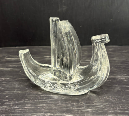 Westerburg Pukeberg Crystal Viking Ship