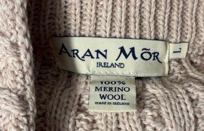 Aran Mor Ireland Merino Wool Full Zip Women’s Sweater Large