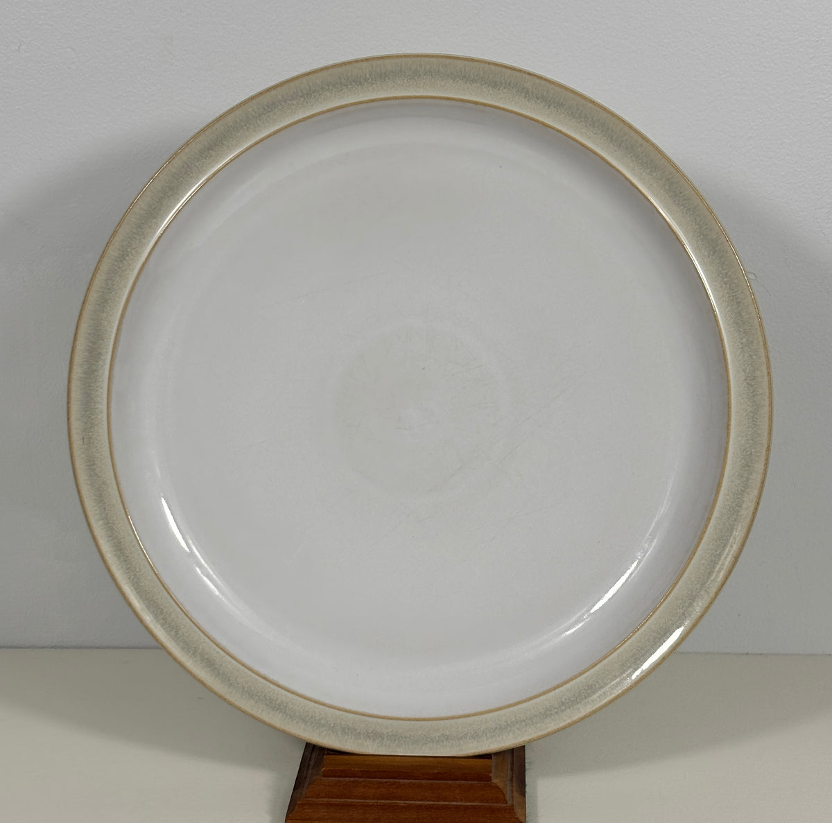 Denby Linen Stoneware Dinner Plate