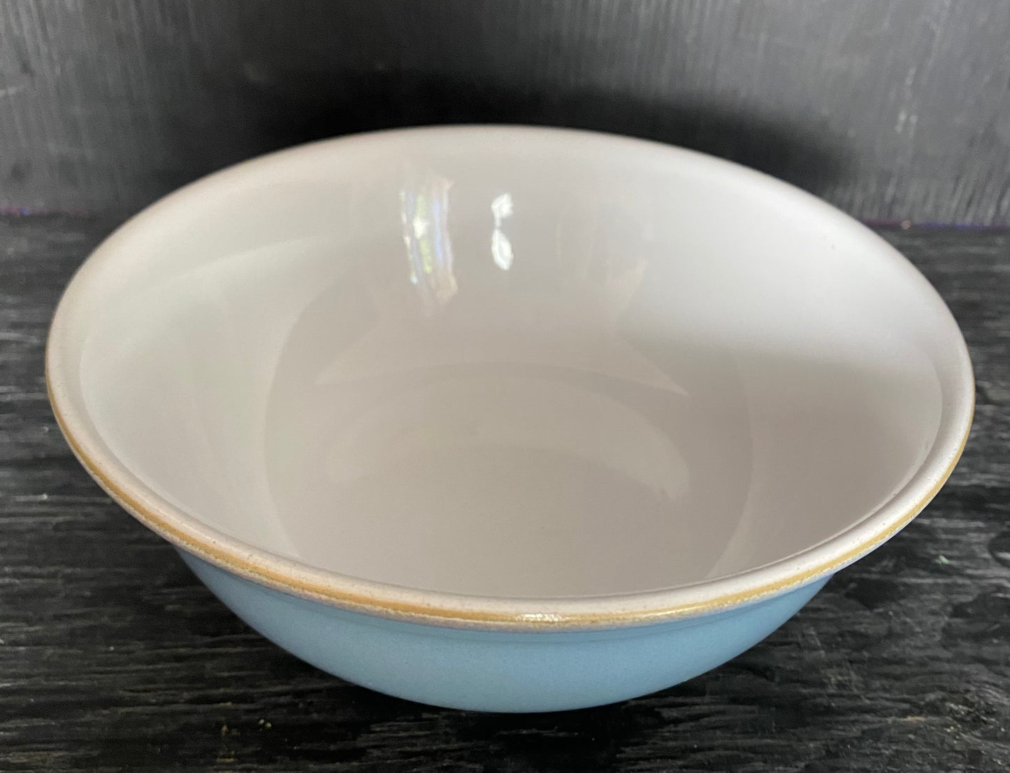 Denby Colonial Blue Soup Cereal Bowls