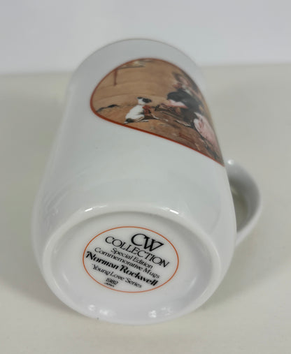 1982 Norman Rockwell Collection Young Love Music Maker Mug