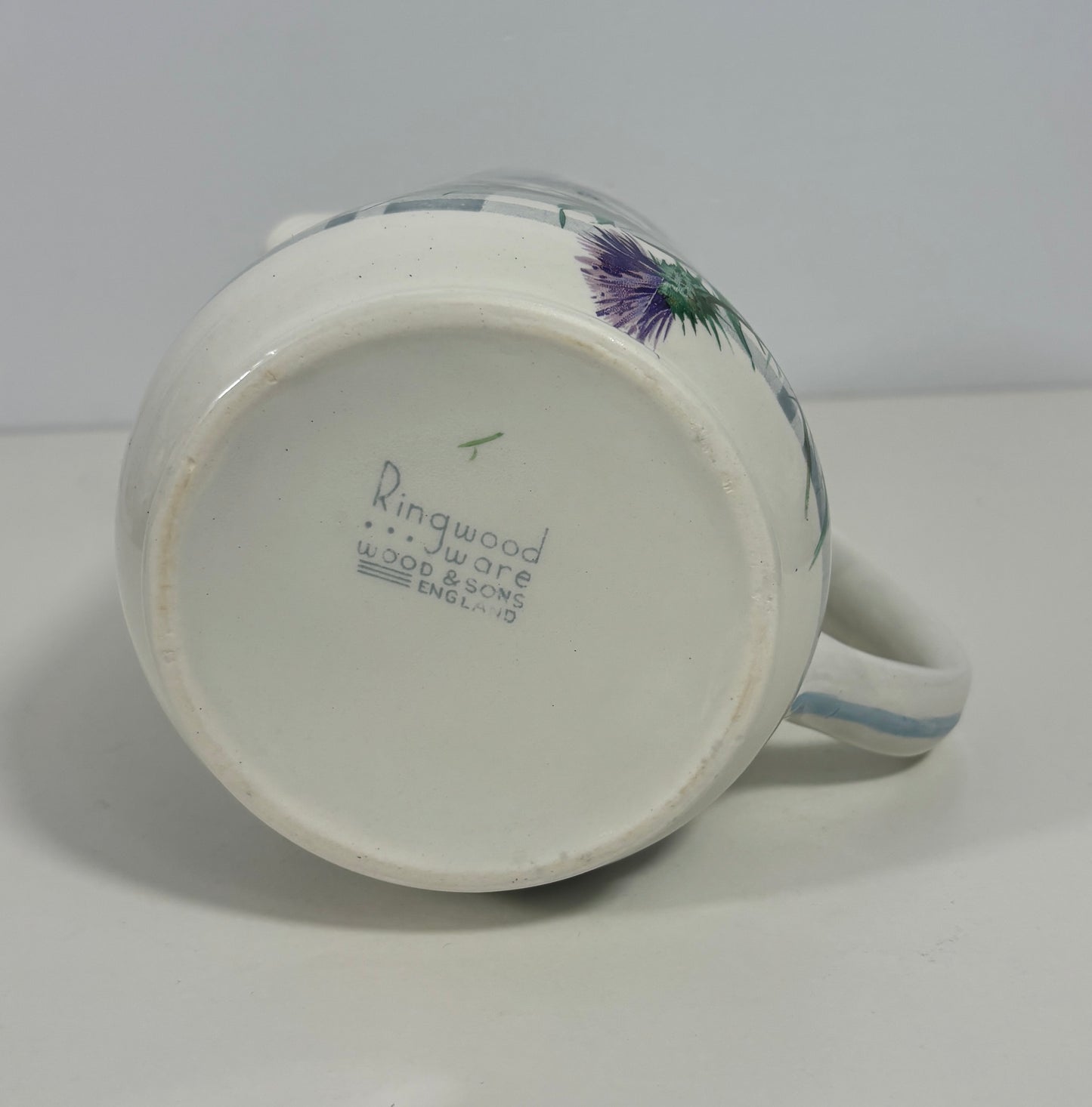 Ringwood Ware Highland Thistle Pitcher