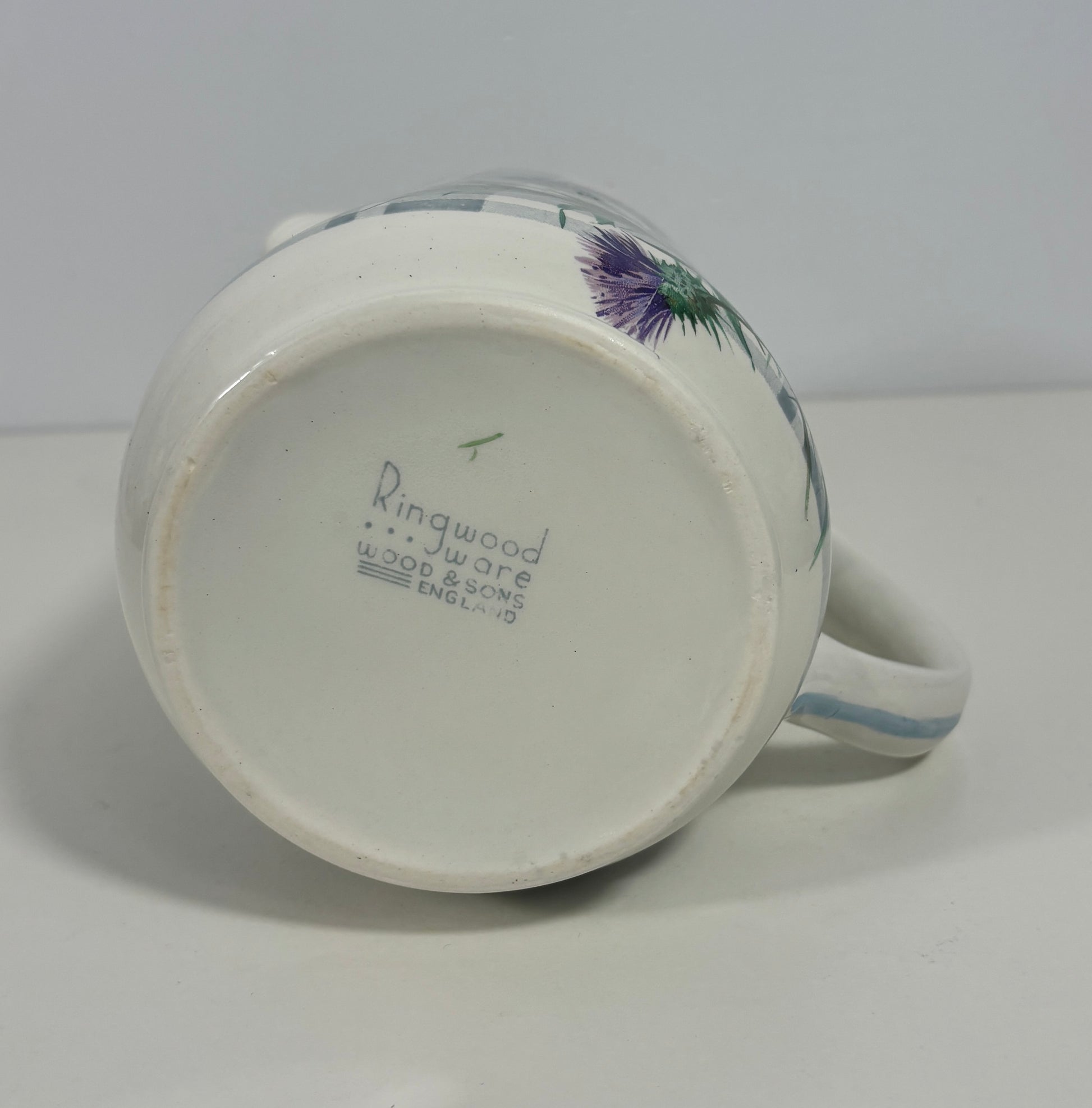 Ringwood Ware Highland Thistle Pitcher