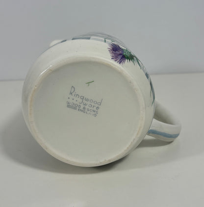 Ringwood Ware Highland Thistle Pitcher