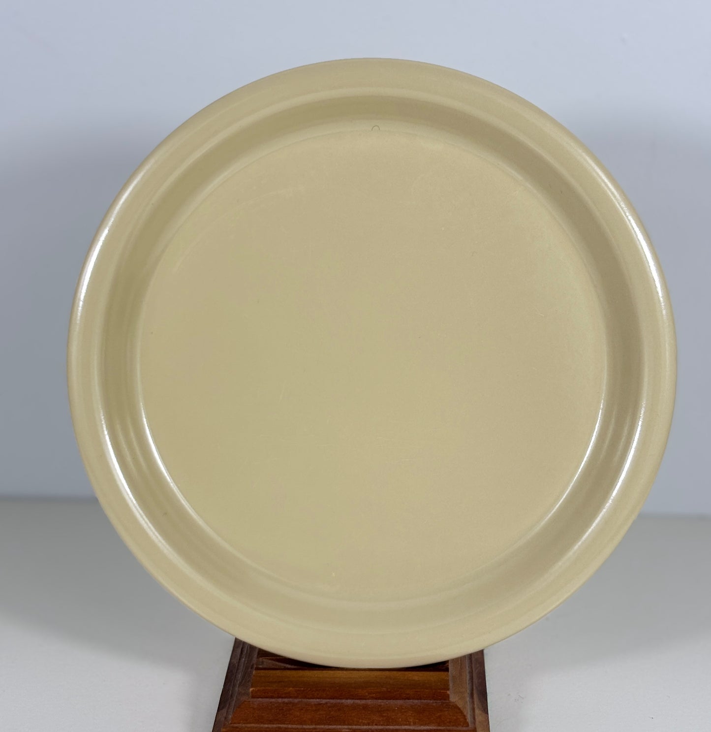 Ingrid Chicago Vintage Beige Melamine Salad Plate
