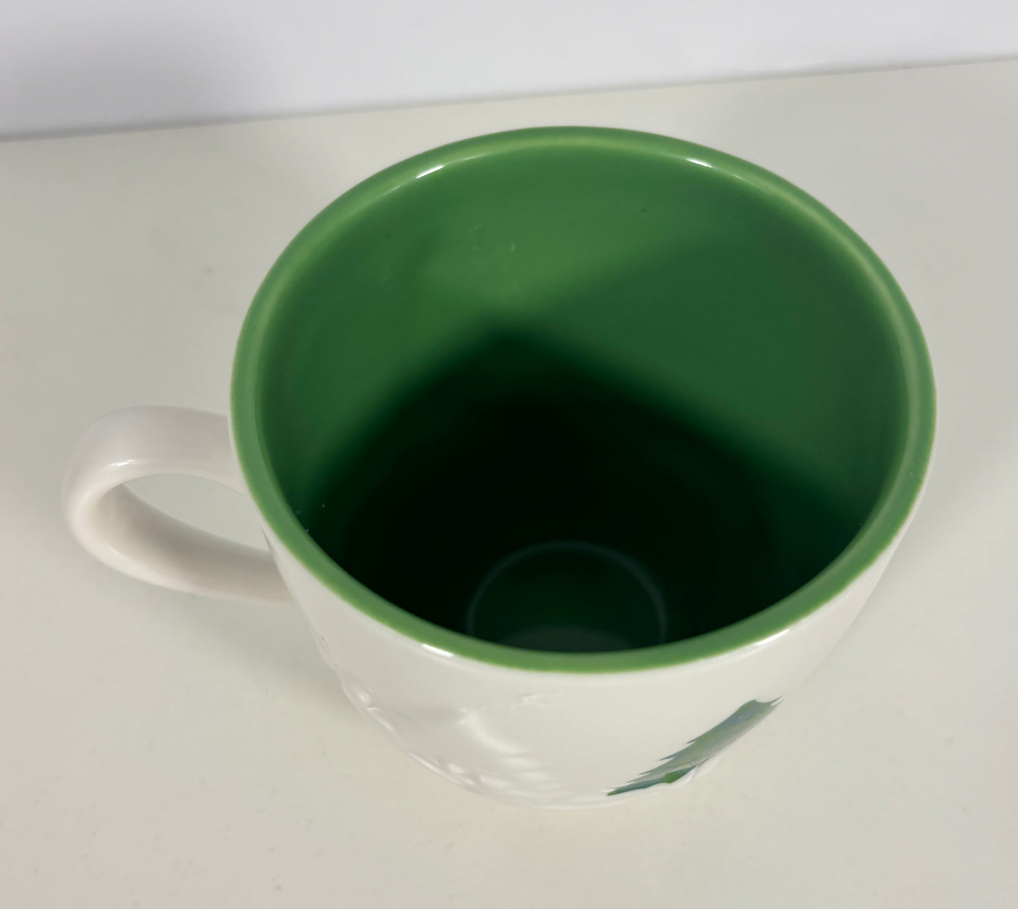 Embossed 3D Tree Starbucks Holiday Mug