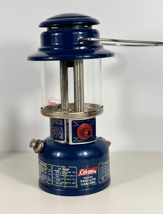 Blue Coleman Model 321 Camping Lantern