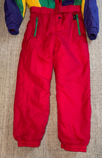 Ispo Vintage Women’s One Piece Multicolour Snowsuit