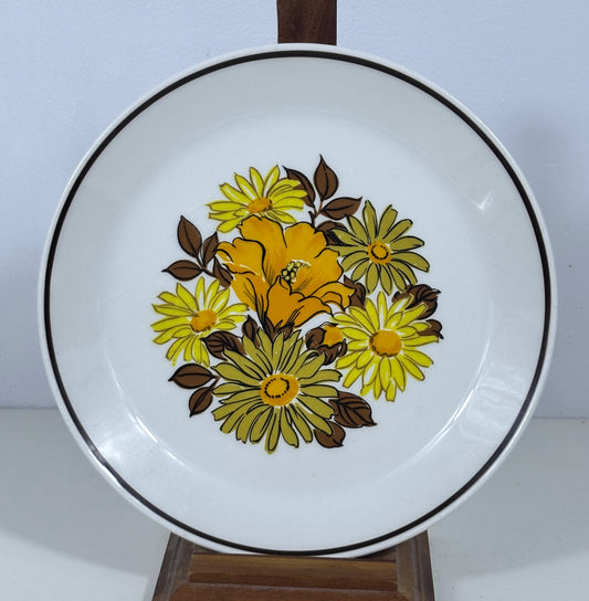 Johnson Brothers Charmaine Yellow Flowers Bread Plate