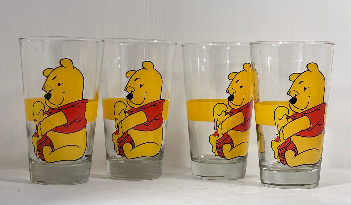 Disney Winnie the Pooh Hunny Pot Drink Glasses Set