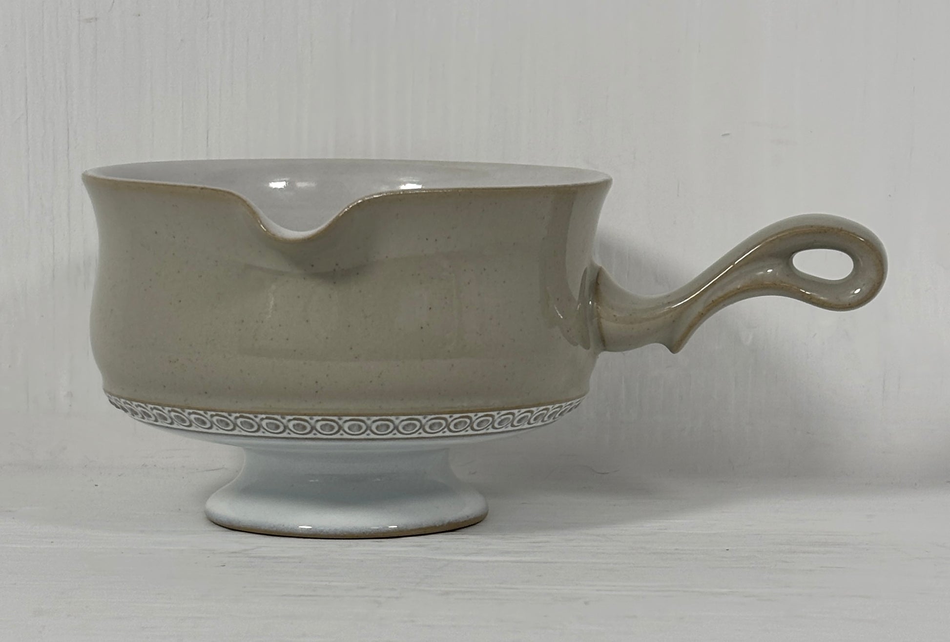 Denby Renaissance Champagne Gravy Boat