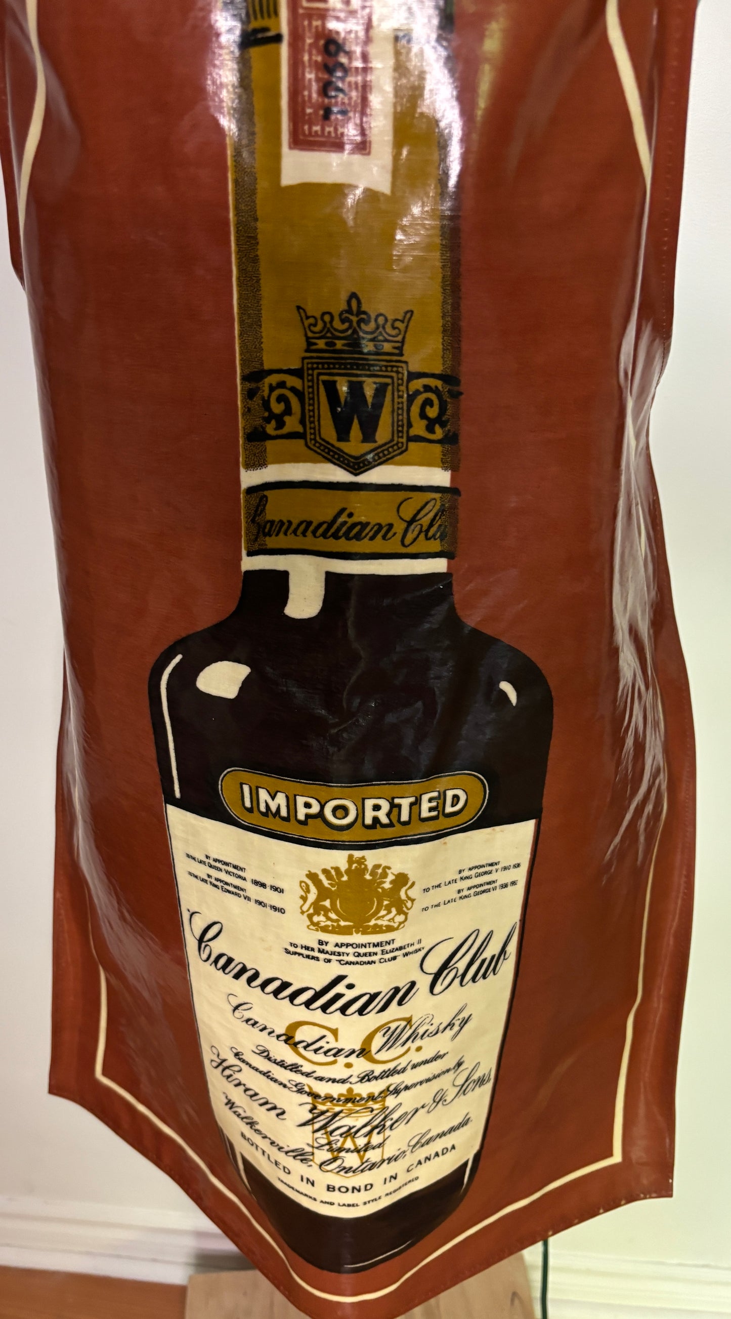 Canadian Club Vinyl BBQ Apron