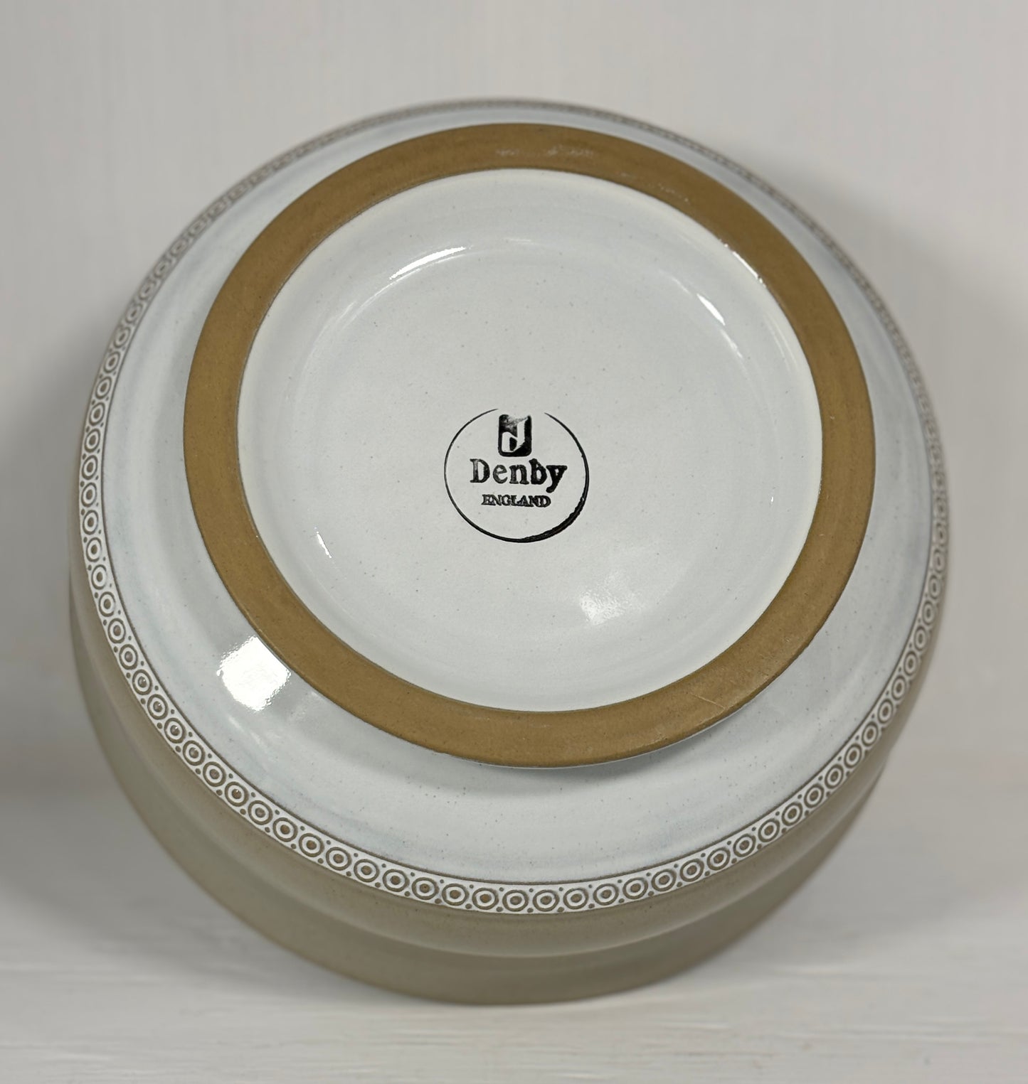 Denby renaissance Champagne Pedestal Serving Bowl