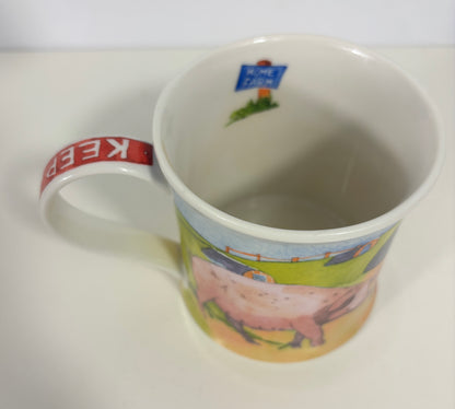 Dunoon Emma Ball Home Farm Pig Theme Mug
