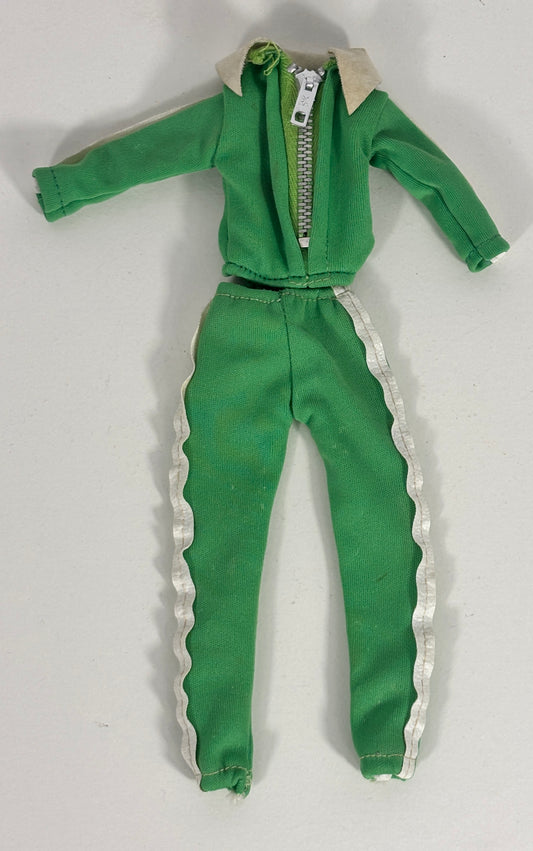 Retro Barbie Green Tracksuit