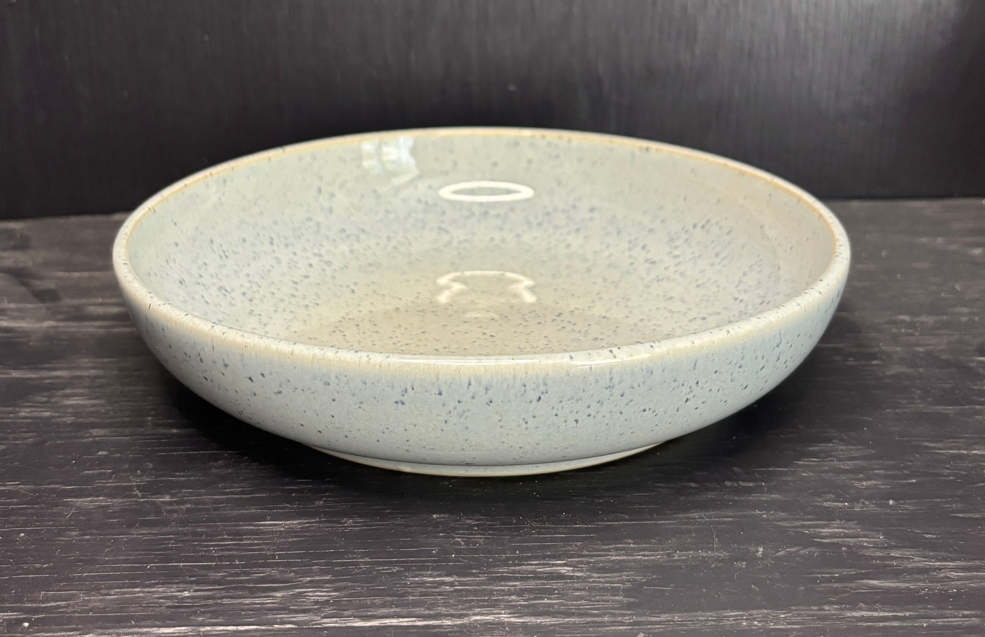 Denby Studio Blue Speckle 8 inch Nesting Bowls Pebble